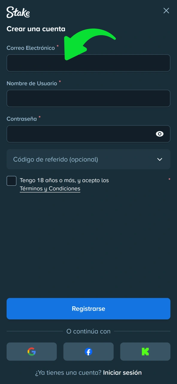 Regístrate en Stake para empezar a apostar en baloncesto.