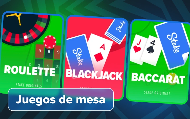 Pon a prueba tus habilidades en los juegos de mesa de Stake desde tu móvil.